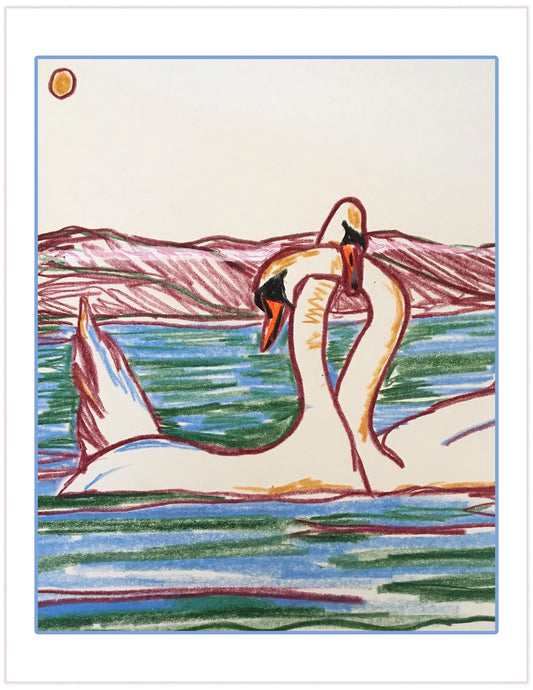 06 swans // print